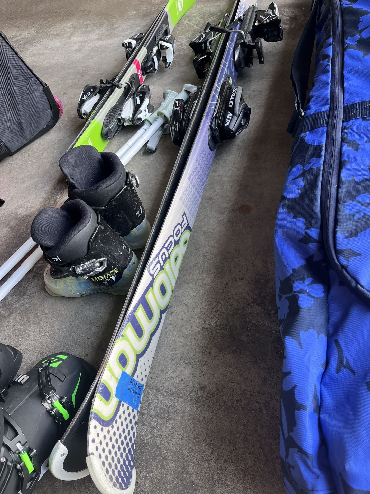 Adjustable Ski And Boots