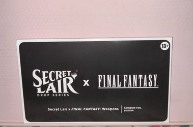 Sealed Secret Lair x FINAL FANTASY: Weapons Rainbow Foil Edition Secret Lair tcg