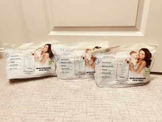 8oz Pre sterilized milk storage bag