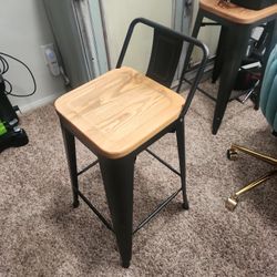 Stools Set Of 4.   Seat Is 26in Tall 