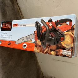 BLACK+DECKER 20V MAX Chain Saw Cordless Chainsaw, 10-Inch With Battery And Charger