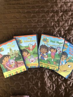 Dora the Explorer and Sesame Street DVDs