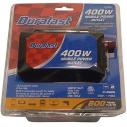 DURALAST 400 Watts Mobile Power Outlet. Converter... OBO