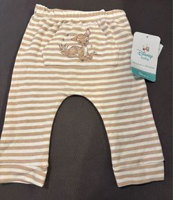 Disney Baby Bambi Jogger Pants – 3/6M- Brand New