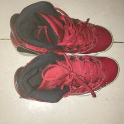 Red Jordan Six Rings Size 7