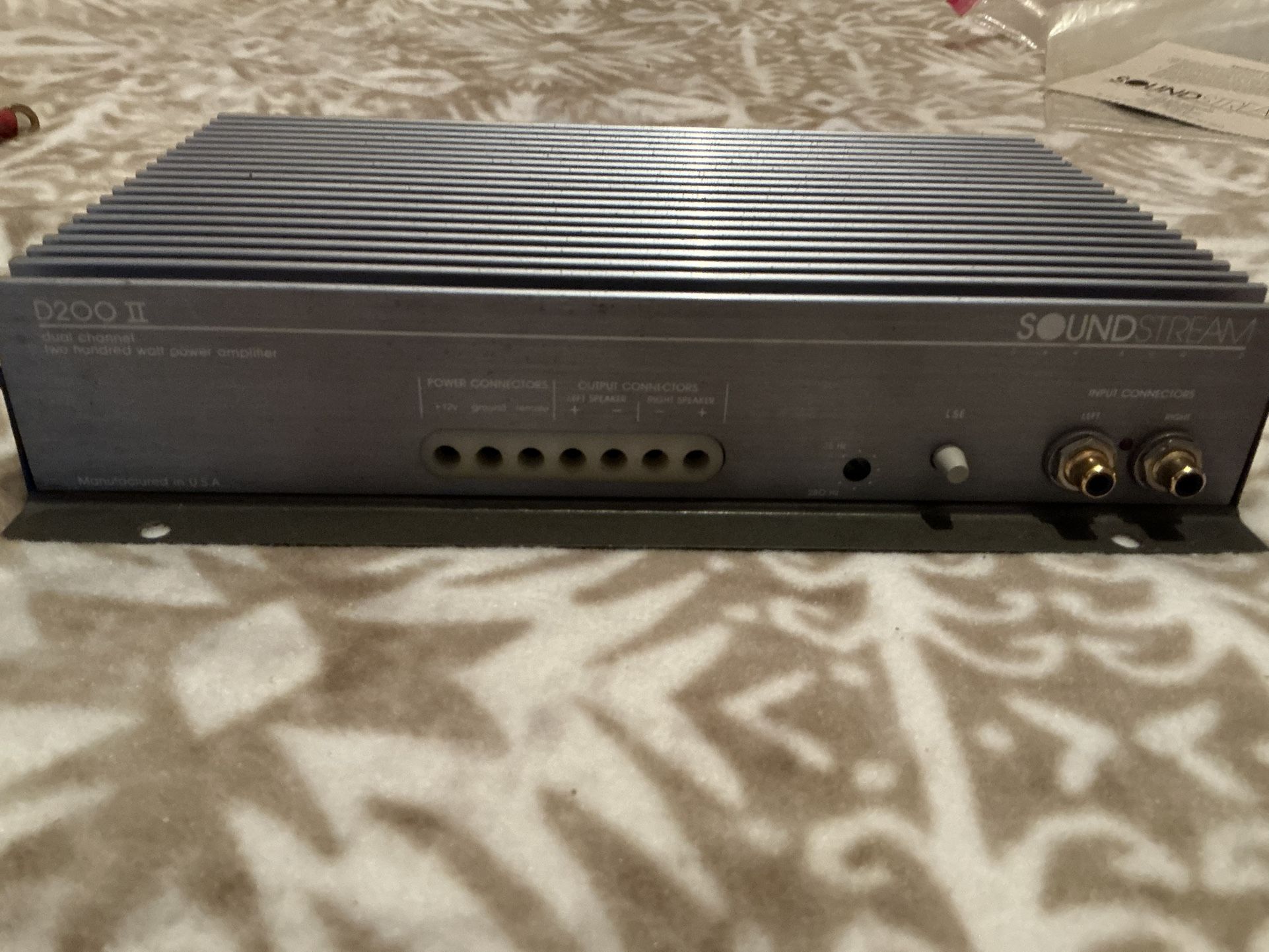 Sounstream D200 II car audio amplifier, Car Audio, Car Amplifier