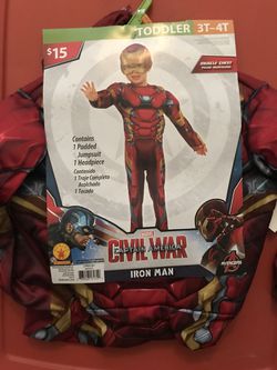 New Ironman Halloween costume size 3T-4T