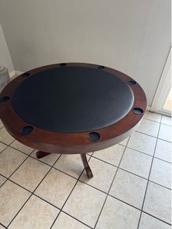 3-in-1 Poker / Dining Table – Solid Wood