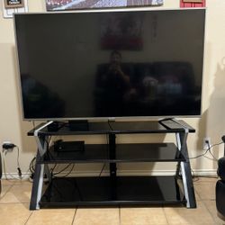 65in Smart Sharp TV With Glass Base