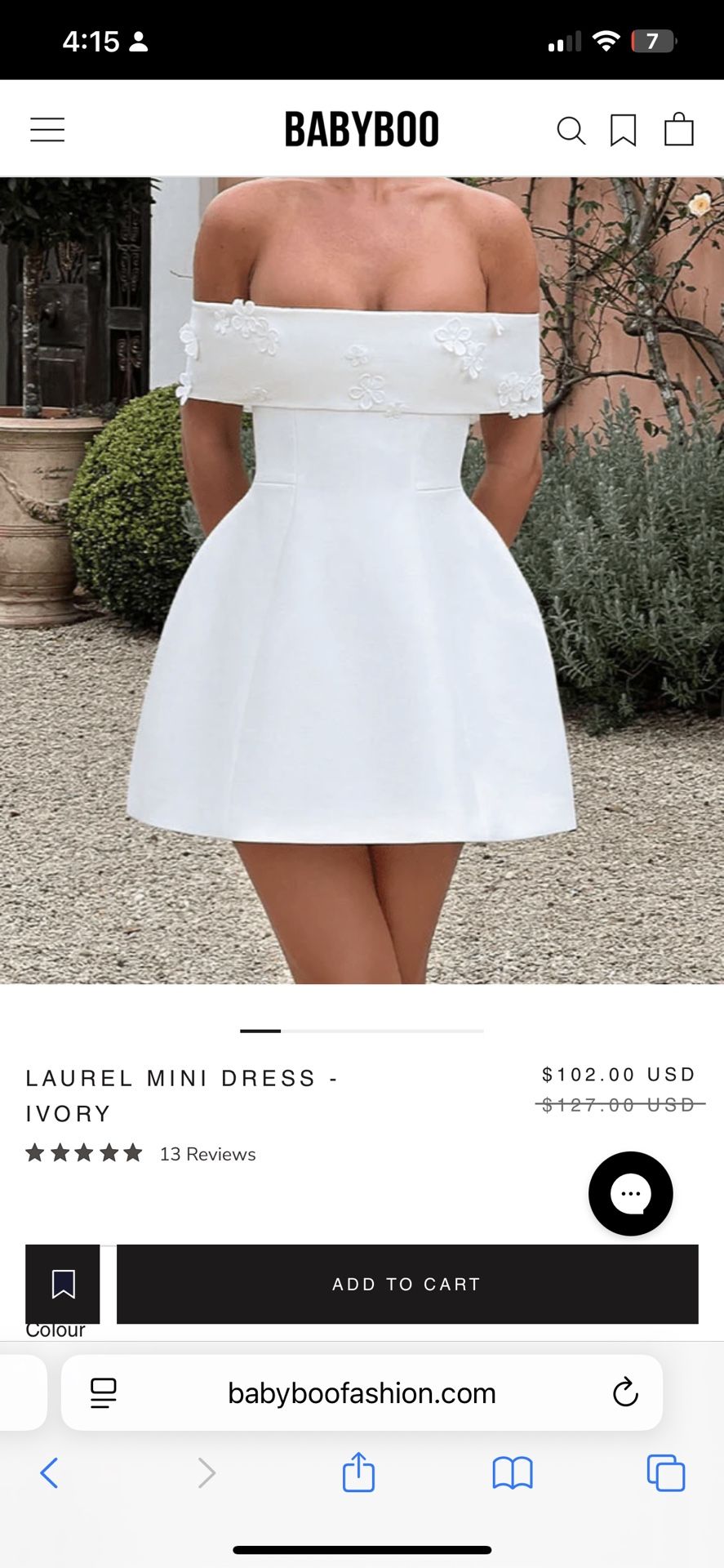 Laurel Mini Dress: Babyboo Fashion