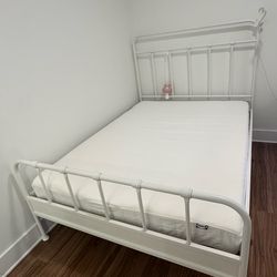 IKEA Full Bedroom Set – Bed Frame + Mattress + Furniture (Like New)