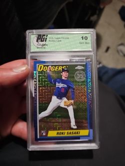 Graded 10 baseball card