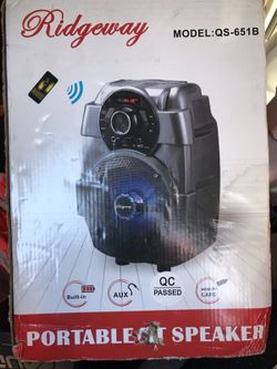 New in box bluetooth speaker