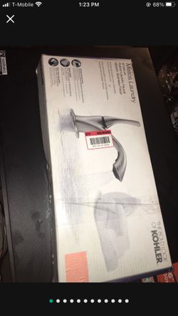 KOHLER Mistos Single-Handle Pull-Out Laundry Utility Faucet in Vibrant Stainless