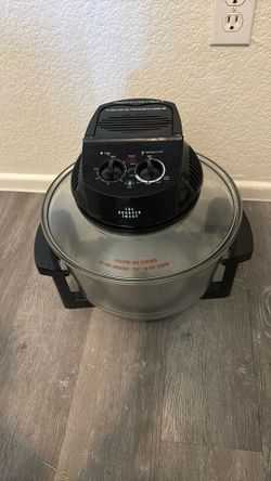 huge glass air frier