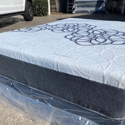 Full Bamboo Hybrid Cool Gel Memory Foam Mattress!!