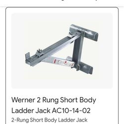 Werner 2 Rung Short Body Ladder Jacks Set Of 2