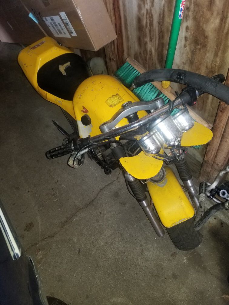 V motorcycle selling just for parts