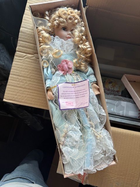 GoldenVale Collection Porcelain Doll Dina