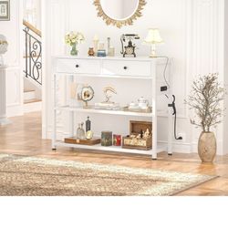 Entryway Table w/ Outlets and USB Port BRAND NEW