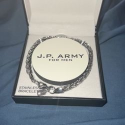 J.P. Army Silver Bracelet 