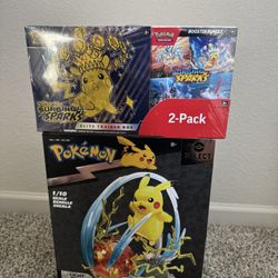 Surging sparks And Pikachu Figure Bundle