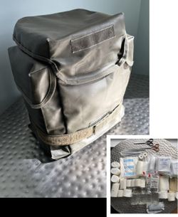 Vintage Military Case with Supplies