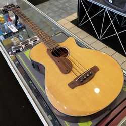 Ibanez AEGB30E Natural High Gloss Top Acoustic Electric Bass NEW!