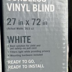 Cordless Mini blinds Size 27”x72 4 Available $10 Each