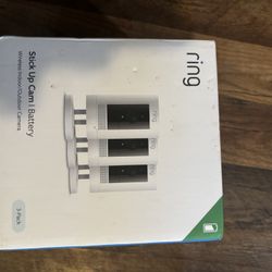 Complete ring home security package everything you need. It’s brand new never been opened.