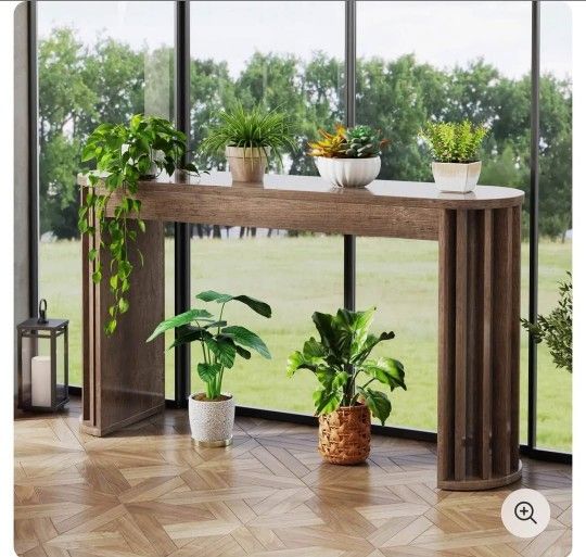 XK00684. 59" Console Table, Modern Accent Table Sofa Table