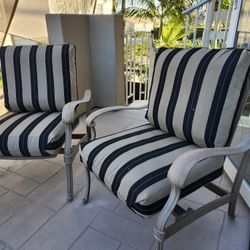 Two Outdoor Chairs 