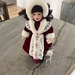 Victoria  Collection - Porcelain Doll