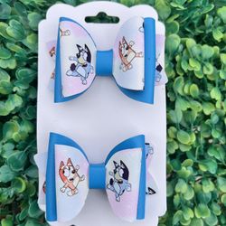 Bluey And Bingo Pigtail Bows