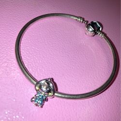 Pandora Jasmin Charm And Bracelet 