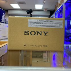 Sony FX30 Cinema Line