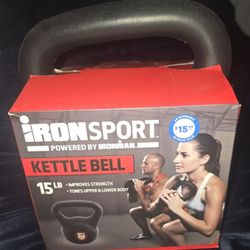 Kettle Bells(15LBS) By Iron Sport