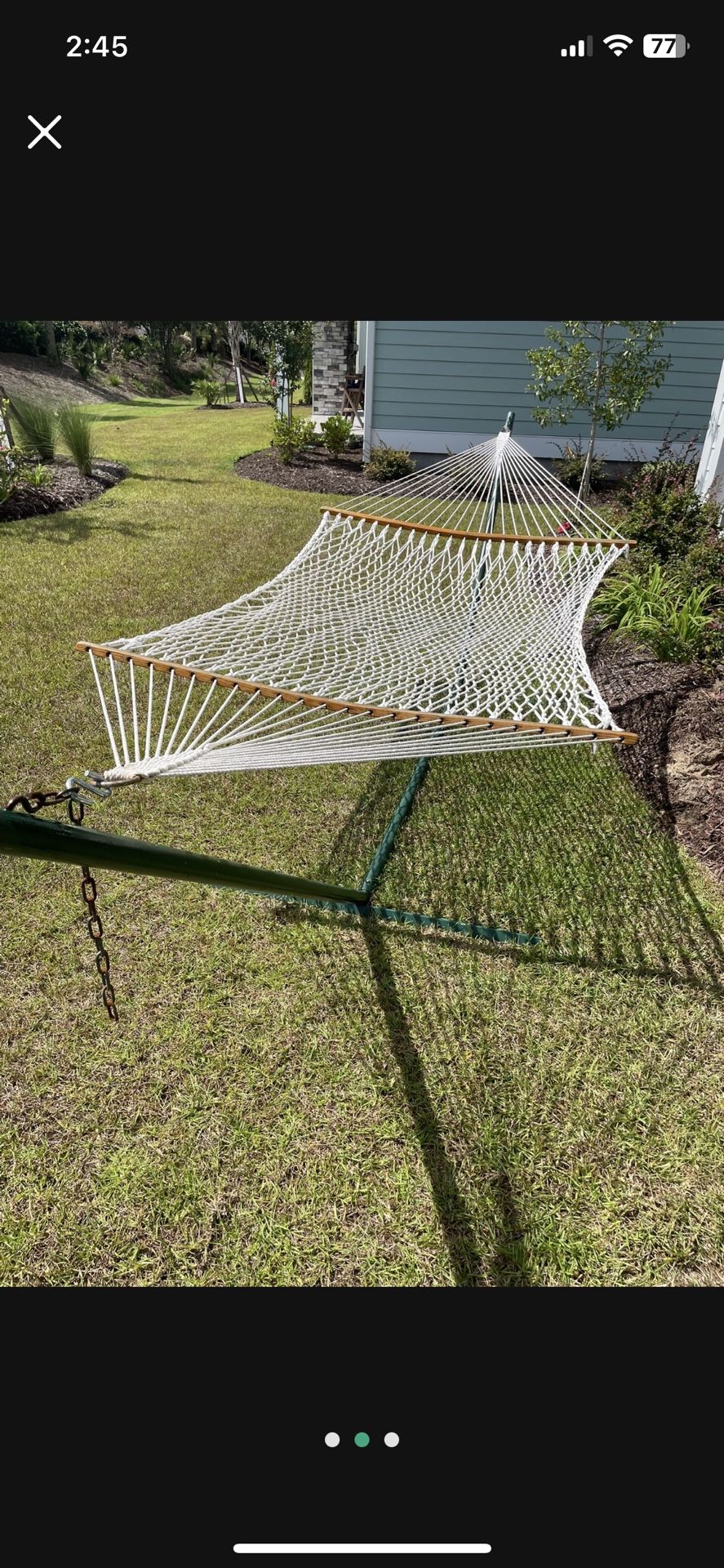 Pawley Island Rope Hammock With Stand