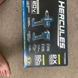 Hercules Brushless Hammer Drill & Brushless Impact Driver Set