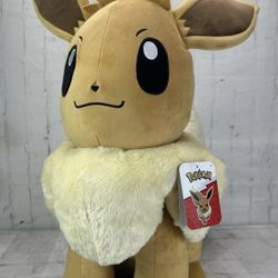 Big 24” Inch Eevee Plush With tags