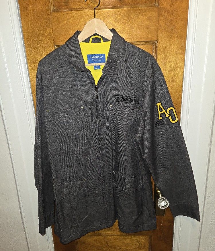 Adidas Originals Grey & Yellow Jacket