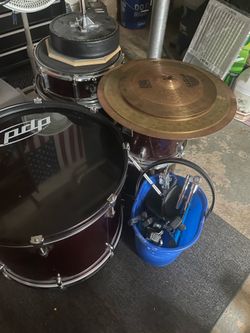 PDP drum kit, symbols and hardware