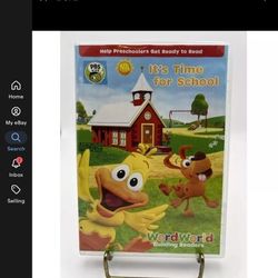 Word World Building Readers "It's Time for School" (DVD) PBS Kids Factory Sealed