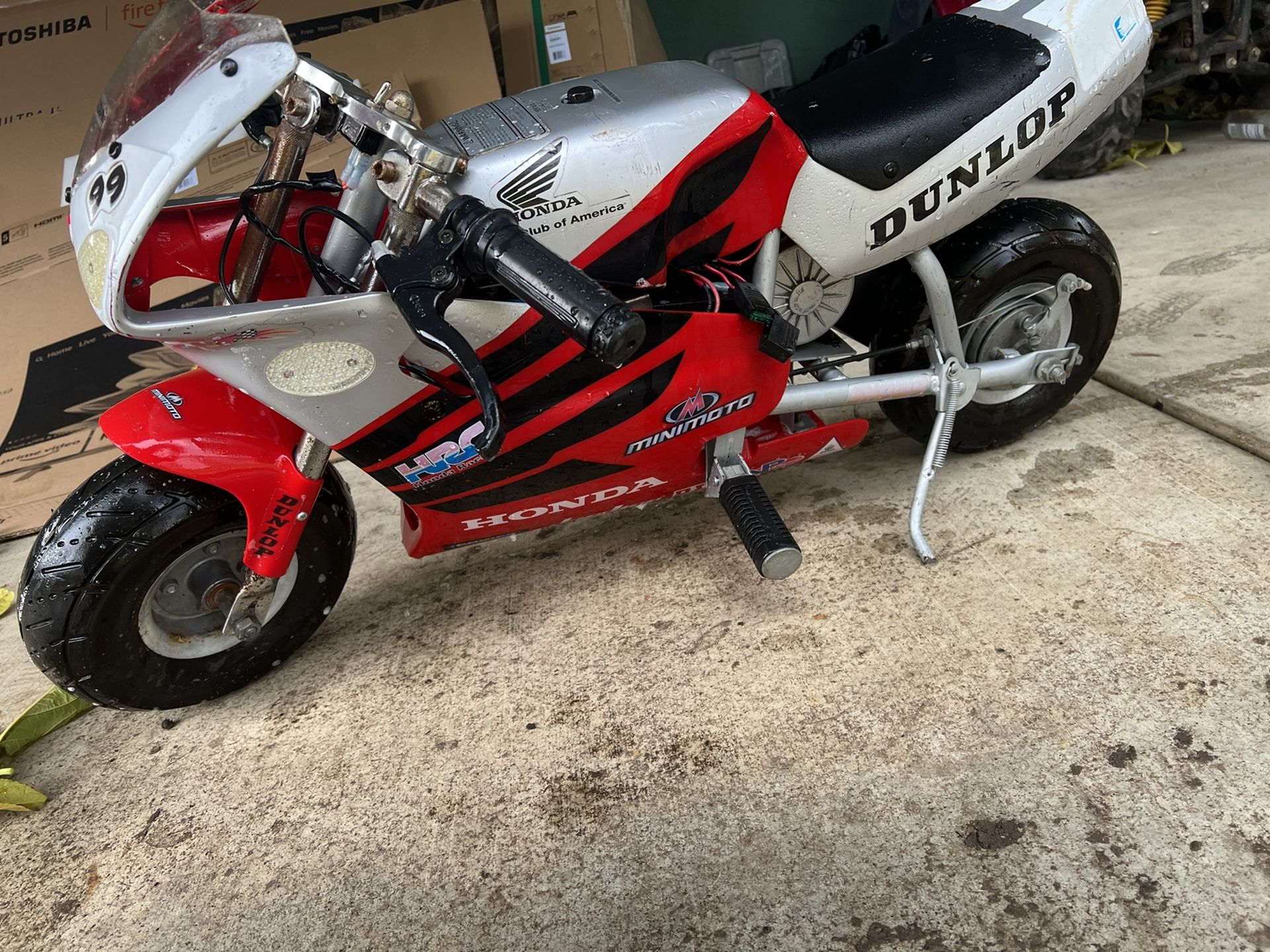 Honda mini moto clearance 18v electric bike
