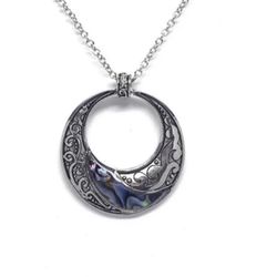 Wild Pearle Abalone Pendant - Mystic Moon