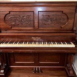 1909 Adam Schaaf Cabinet Grand Upright