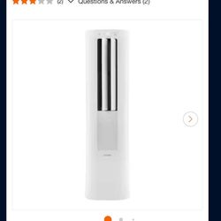 VISSANI 8,000 BTU 115-VOLT 4-IN-1 PORTABLE AIR CONDITIONER WITH HEATER