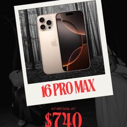 iPhone 16 Pro Max Locked Carrier 