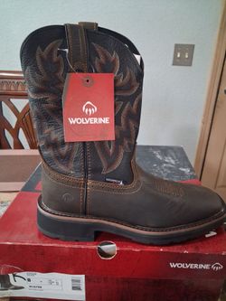 Wolverine Work Boots Size 8 men's