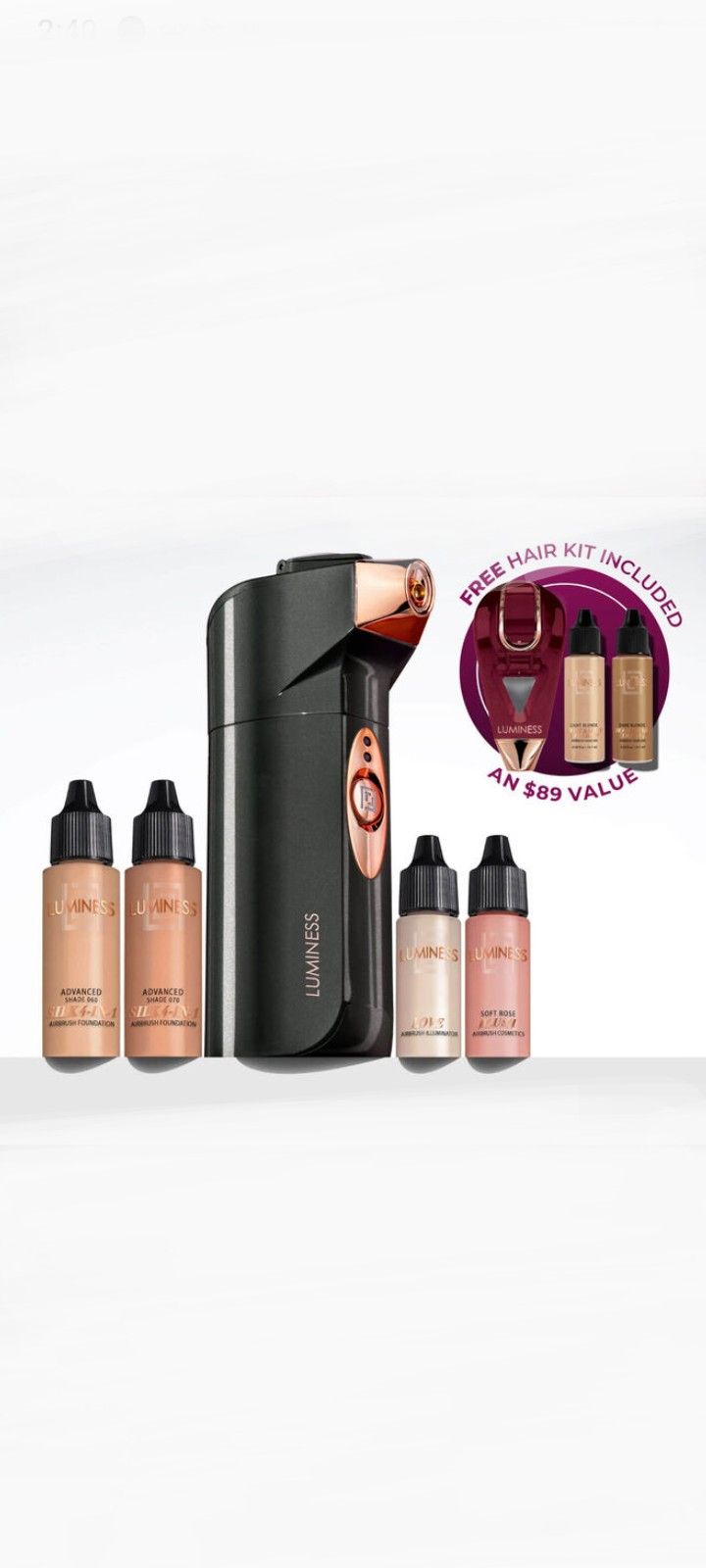 Luminess Airbrush Makeup & Hair System Kit